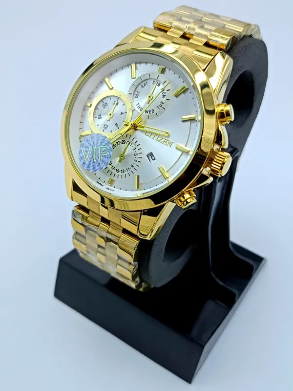 ساعت مردانه سیتیزن طرح سه موتوره